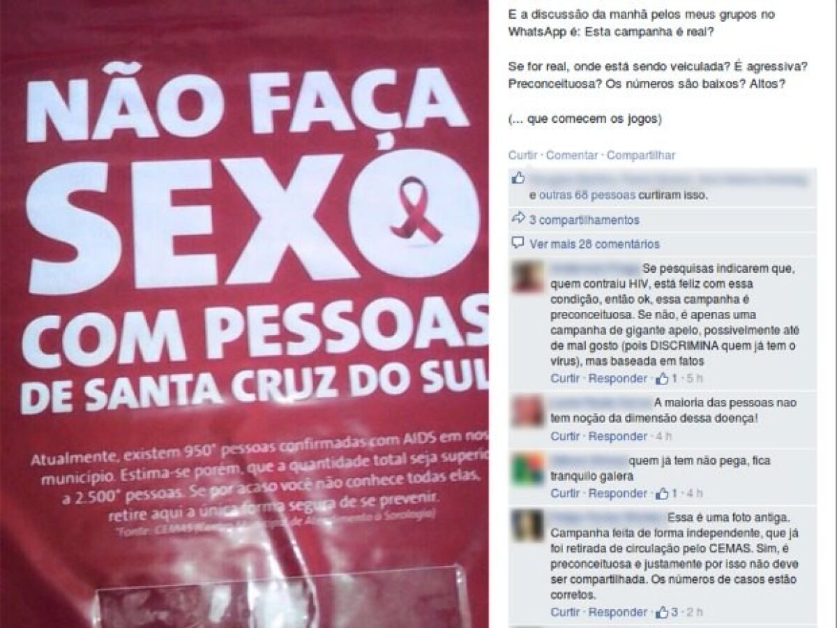 Cartaz pede que ninguém faça sexo com moradores - Correio do Estado