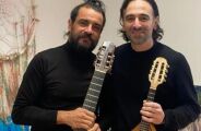 Eduardo Martinelli e Norberto Cruz hoje no Centro de Arte Viva