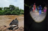 Barco vira no Rio Aquidauana e turista desaparece