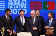 Infantino acusa cr&iacute;ticos da Copa de espalhar &oacute;dio e diz: 'Futebol n&atilde;o &eacute; pol&iacute;tica, &eacute; uni&atilde;o'
