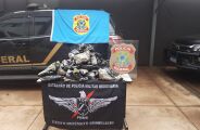 PF e Polícia Militar Rodoviária apreendem 60kg de haxixe escondido em pneus de veículo