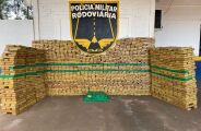 Polícia Militar Rodoviária apreende 4 toneladas de maconha no fim de semana