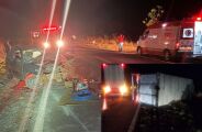 Homem morre em acidente com caminh&atilde;o ba&uacute; em rodovia no interior de MS