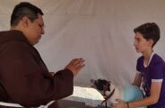 Par&oacute;quia aben&ccedil;oa animais no Dia de S&atilde;o Francisco de Assis em Campo Grande