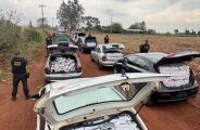 DOF apreende 17 ve&iacute;culos carregados com materiais contrabandeados na fronteira