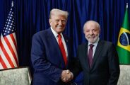 Trump se re&uacute;ne com Lula, diz que pode avan&ccedil;ar r&aacute;pido sobre rever tarifa&ccedil;o e fala em acordos