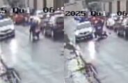 Mulher morre em acidente entre carro e moto no Jardim Leblon; veja o v&iacute;deo