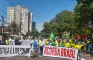 Caminhada em apoio a Bolsonaro tem baixa ades&atilde;o em Campo Grande 