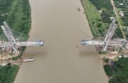 Ponte da Rota Bioce&acirc;nica deve ligar Brasil e Paraguai em maio deste ano