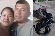 Casal ind&iacute;gena morre em batida entre moto e carro no interior de MS
