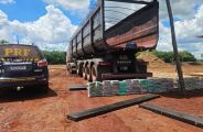 PRF apreende 182 kg de coca&iacute;na escondida em caminh&atilde;o de min&eacute;rio
