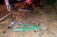 Ciclista morre atropelado por carro na MS-141