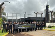 For&ccedil;as federais fazem protesto por cria&ccedil;&atilde;o de fundo nacional de seguran&ccedil;a
