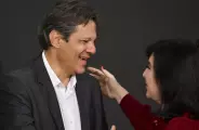 Fiquei feliz com vinda de Simone Tebet a SP, ela tem v&iacute;nculo com o Estado, diz Haddad
