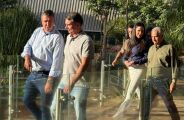 Riedel e Azambuja apresentam Bioparque Pantanal para Fl&aacute;vio Bolsonaro