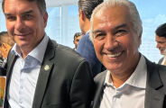 Azambuja confirma que Fl&aacute;vio Bolsonaro vem a Campo Grande na quinta-feira