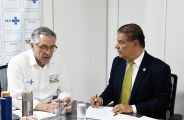 Em Bras&iacute;lia, Nelsinho busca refor&ccedil;o urgente para Dourados em meio &agrave; crise da chikungunya
