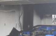 Ar-condicionado pega fogo e causa inc&ecirc;ndio em bloco da UFMS 