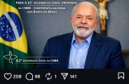 Arquidiocese publica defesa de Lula ao Papa Le&atilde;o XIV e gera "guerra santa" entre fi&eacute;is