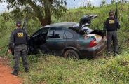 Persegui&ccedil;&atilde;o policial termina em acidente e 800 kg de droga apreendidos