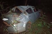 Idoso morre ap&oacute;s capotamento de carro na MS-276 