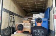 Caminh&atilde;o &eacute; apreendido com 1,5 mil kg de carne impr&oacute;pria que iria para merenda escolar
