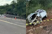 Acidente entre carreta e carro mata homem na BR-163 no interior de MS 
