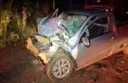 Homem morre em colis&atilde;o com carreta carregada de soja na MS-276