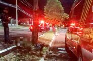 Motociclista morre ap&oacute;s colidir com canteiro central de avenida, em Corumb&aacute;