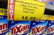 Ap&oacute;s restri&ccedil;&atilde;o da Anvisa, supermercados liquidam produtos Yp&ecirc; na Capital