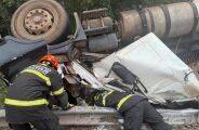 Acidente em rotat&oacute;ria na BR-262 termina em fatalidade