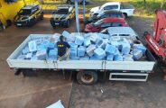 Caminhoneiro &eacute; preso com 4,7 toneladas de drogas em Tr&ecirc;s Lagoas