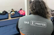 Com sensa&ccedil;&atilde;o t&eacute;rmica de -2&ordm;C, 80 pessoas procuram abrigo durante a madrugada