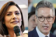 Michelle Bolsonaro diz que n&atilde;o h&aacute; 'nenhuma possibilidade' de ser vice de Romeu Zema