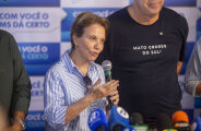 "At&eacute; a hora final tem espa&ccedil;o", diz Tereza Cristina sobre ser vice de Fl&aacute;vio Bolsonaro