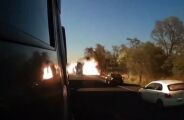 Pol&iacute;cia confirma quinta morte em colis&atilde;o seguida de explos&atilde;o na BR-163