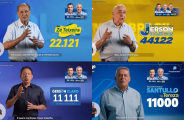 Candidatos a deputado escondem Fl&aacute;vio Bolsonaro no hor&aacute;rio gratuito
