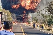 Colis&atilde;o seguida de explos&atilde;o deixa quatro mortos e trava a BR-163 em Bandeirantes