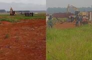 &Aacute;rea de retomada vira zona de conflito de 72 horas entre PM e ind&iacute;genas