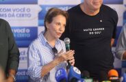 Mesmo fora da vice, Tereza Cristina garante apoio a Fl&aacute;vio Bolsonaro