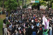 Marcha para Jesus re&uacute;ne milhares de fi&eacute;is e organiza&ccedil;&atilde;o barra campanha pol&iacute;tica