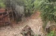 Estiagem interrompe fluxo do Rio da Prata sob ponte em Jardim