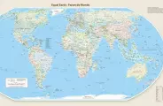 Novo mapa-m&uacute;ndi corrige tamanho da &Aacute;frica, Am&eacute;rica do Sul e &Aacute;sia