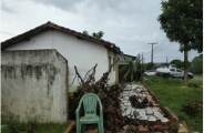 Tornado em Amambai destelha casas e deixa parte do munic&iacute;pio sem energia