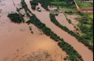 Rio Dourados tem cheia at&iacute;pica ap&oacute;s setembro e outubro chuvosos