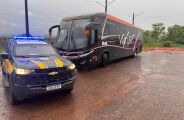 Passageiro &eacute; preso, suspeito de atear fogo em &ocirc;nibus na BR-262