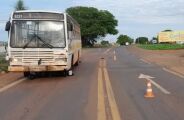 Adolescente de 16 anos morre ap&oacute;s moto colidir com &ocirc;nibus em rodovia de MS
