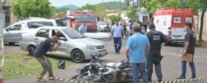 Vídeo: guarda municipal morre em colisão entre carro e moto 