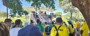 Capital tem manifestação esvaziada pró-Bolsonaro; políticos de MS foram ao Rio