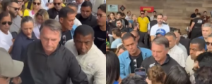 Antes de passar mal, Bolsonaro e apoiadores ganharam churrasco em frigorífico